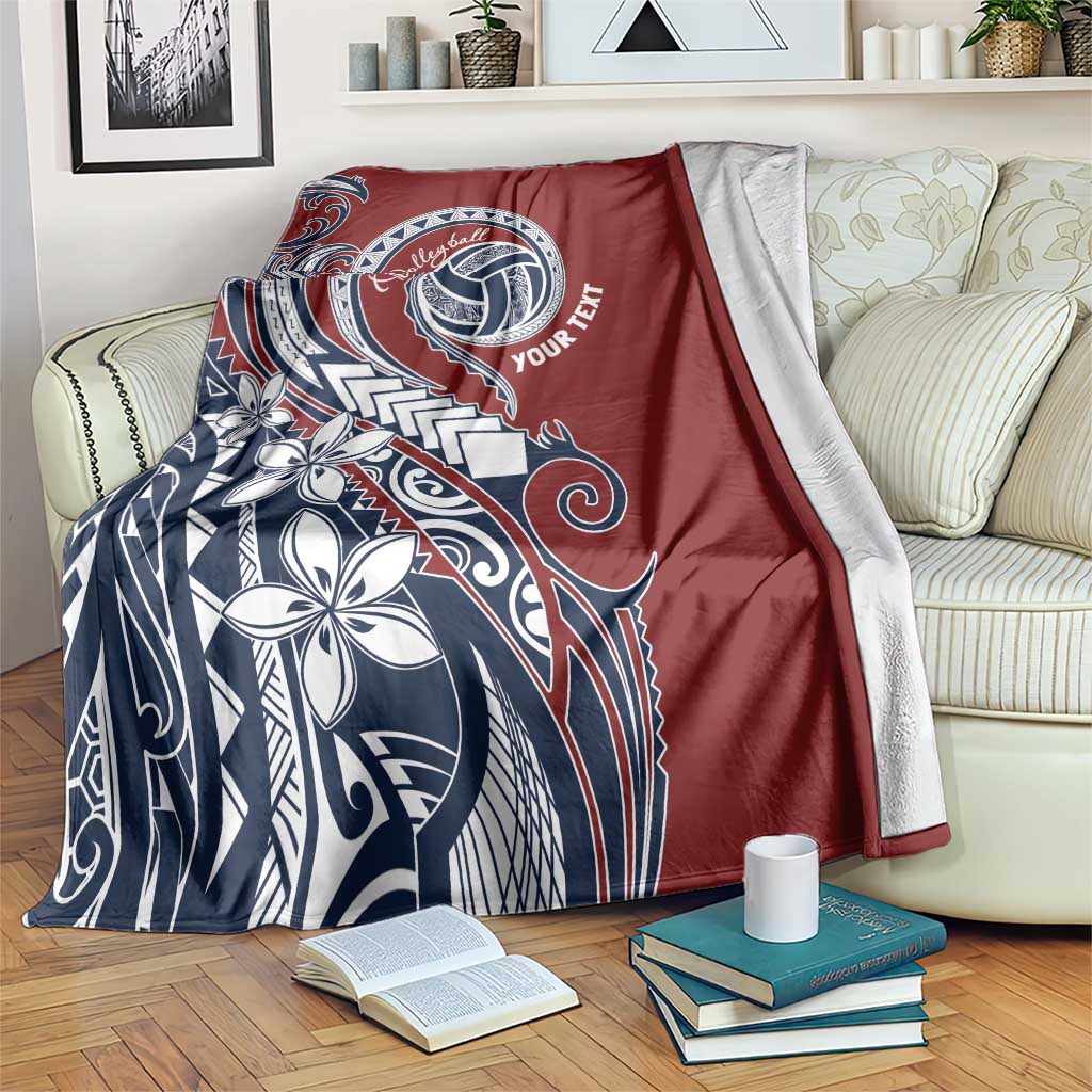 Polynesia Beach Volleyball Personalized Blanket Special