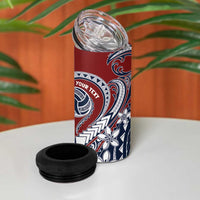 Polynesia Beach Volleyball Personalized 4 in 1 Can Cooler Tumbler Special LT7 - Polynesian Pride