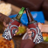 Polynesia Beach Volleyball Personalized 4 in 1 Can Cooler Tumbler Special LT7 - Polynesian Pride
