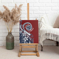 Polynesia Beach Volleyball Personalized Canvas Wall Art Special LT7 - Polynesian Pride