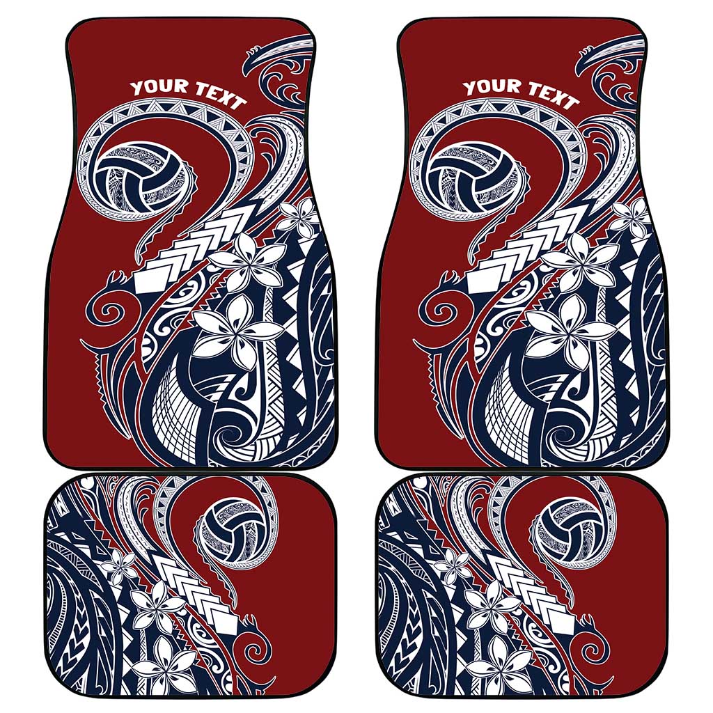 Polynesia Beach Volleyball Personalized Car Mats Special LT7 - Polynesian Pride
