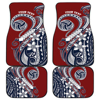 Polynesia Beach Volleyball Personalized Car Mats Special LT7 - Polynesian Pride