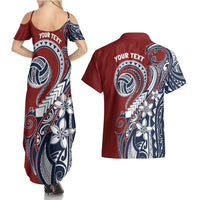 Polynesia Beach Volleyball Personalized Couples Matching Summer Maxi Dress and Hawaiian Shirt Special LT7 - Polynesian Pride