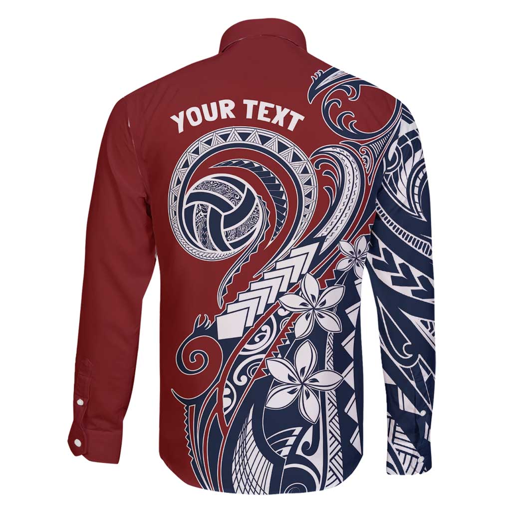 Polynesia Beach Volleyball Personalized Family Matching Off Shoulder Maxi Dress and Hawaiian Shirt Special