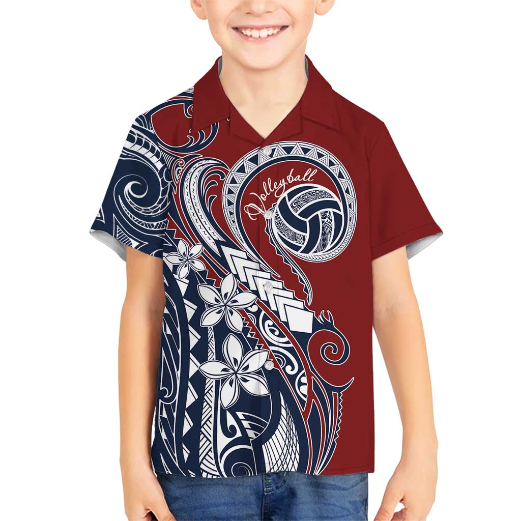 Polynesia Beach Volleyball Personalized Family Matching Puletasi and Hawaiian Shirt Special