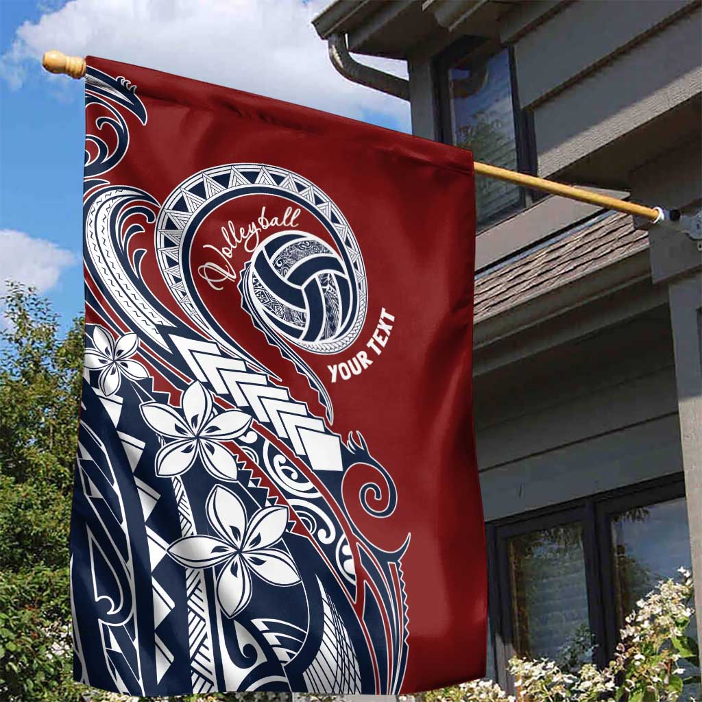 Polynesia Beach Volleyball Personalized Garden Flag Special LT7 - Polynesian Pride