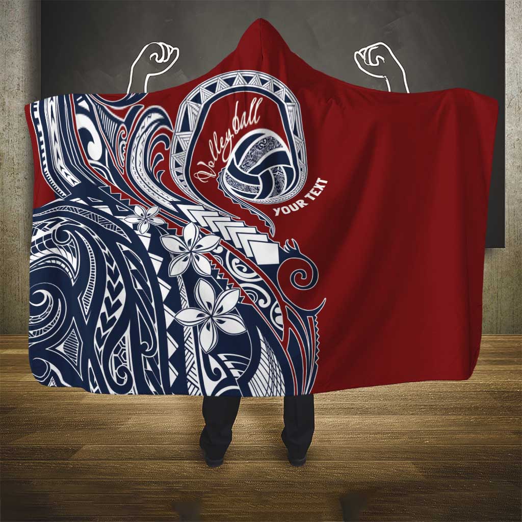 Polynesia Beach Volleyball Personalized Hooded Blanket Special LT7 - Polynesian Pride