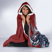 Polynesia Beach Volleyball Personalized Hooded Blanket Special LT7 - Polynesian Pride