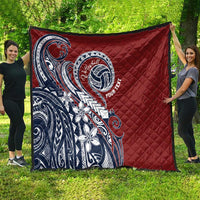 Polynesia Beach Volleyball Personalized Quilt Special