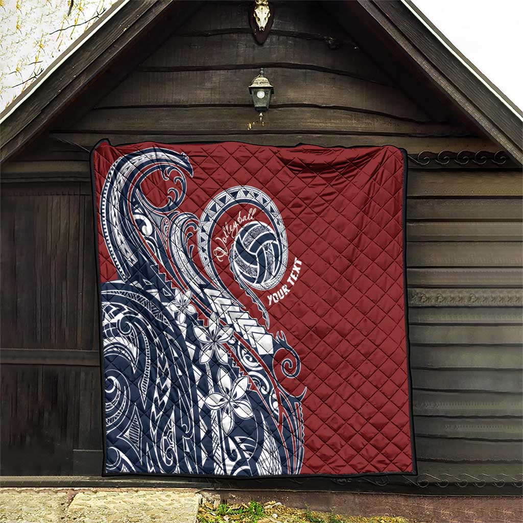 Polynesia Beach Volleyball Personalized Quilt Special