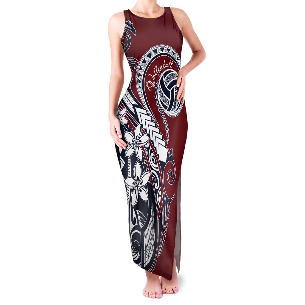 Polynesia Beach Volleyball Personalized Tank Maxi Dress Special