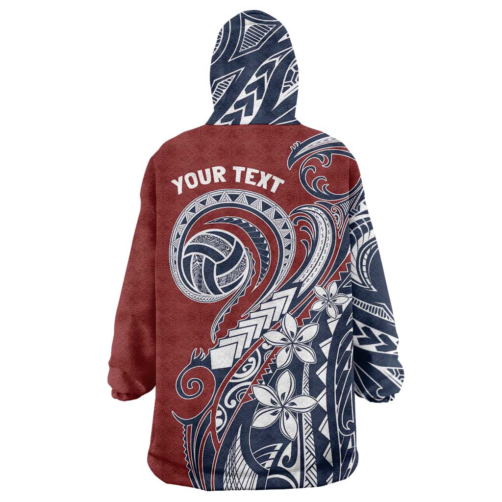 Polynesia Beach Volleyball Personalized Wearable Blanket Hoodie Special LT7 - Polynesian Pride