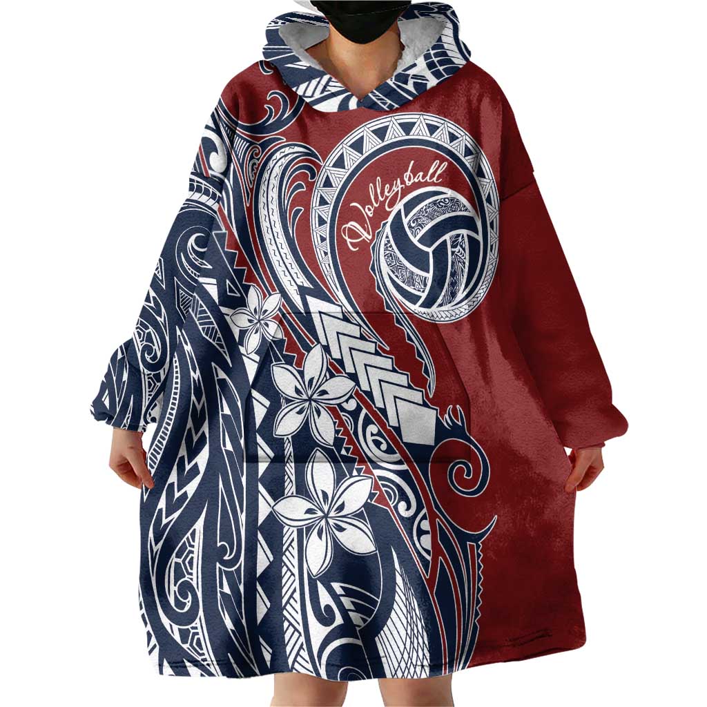 Polynesia Beach Volleyball Personalized Wearable Blanket Hoodie Special LT7 - Polynesian Pride