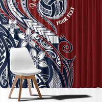 Polynesia Beach Volleyball Personalized Window Curtain Special LT7 - Polynesian Pride