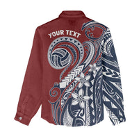 Polynesia Beach Volleyball Personalized Women Casual Shirt Special
