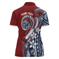 Polynesia Beach Volleyball Personalized Women Polo Shirt Special