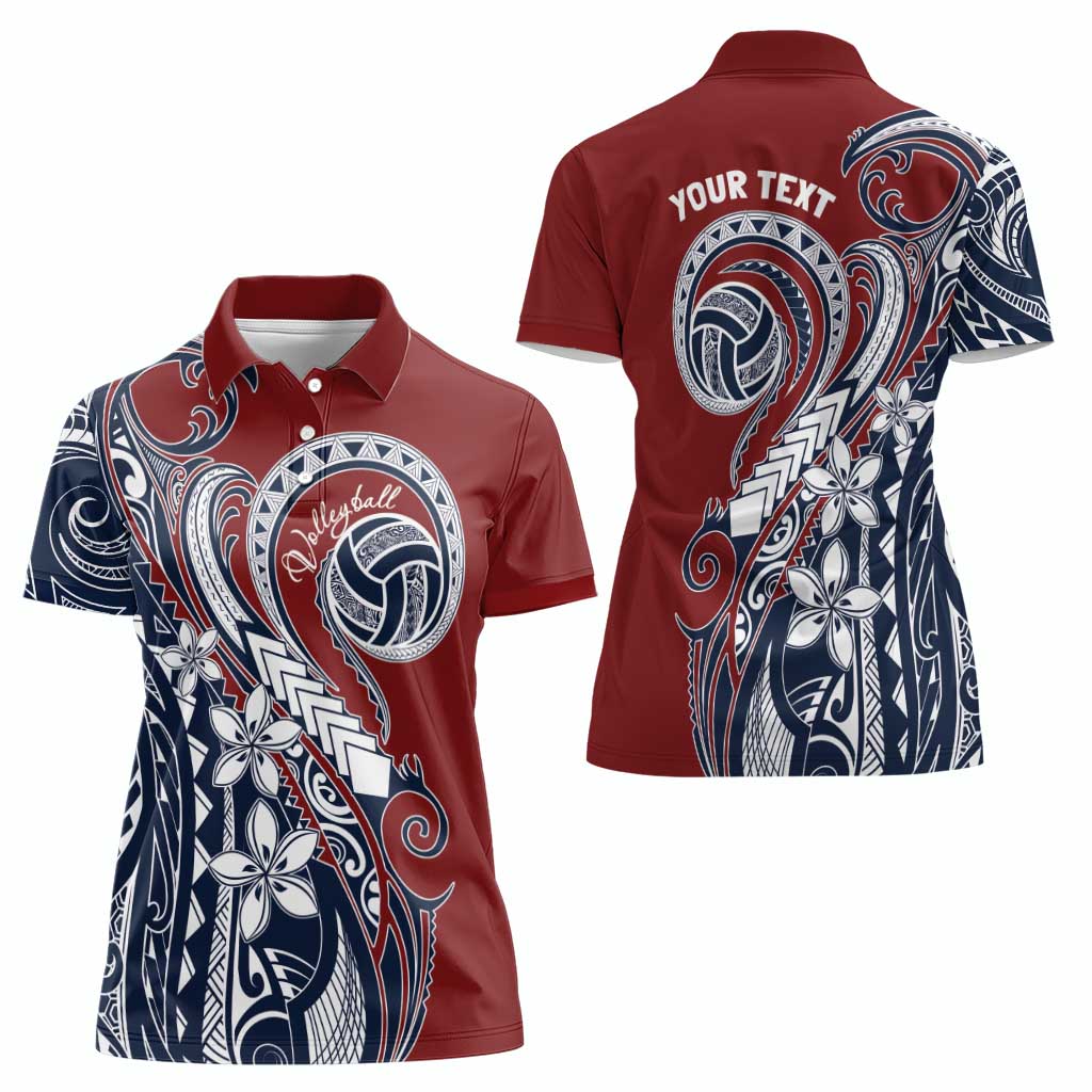 Polynesia Beach Volleyball Personalized Women Polo Shirt Special