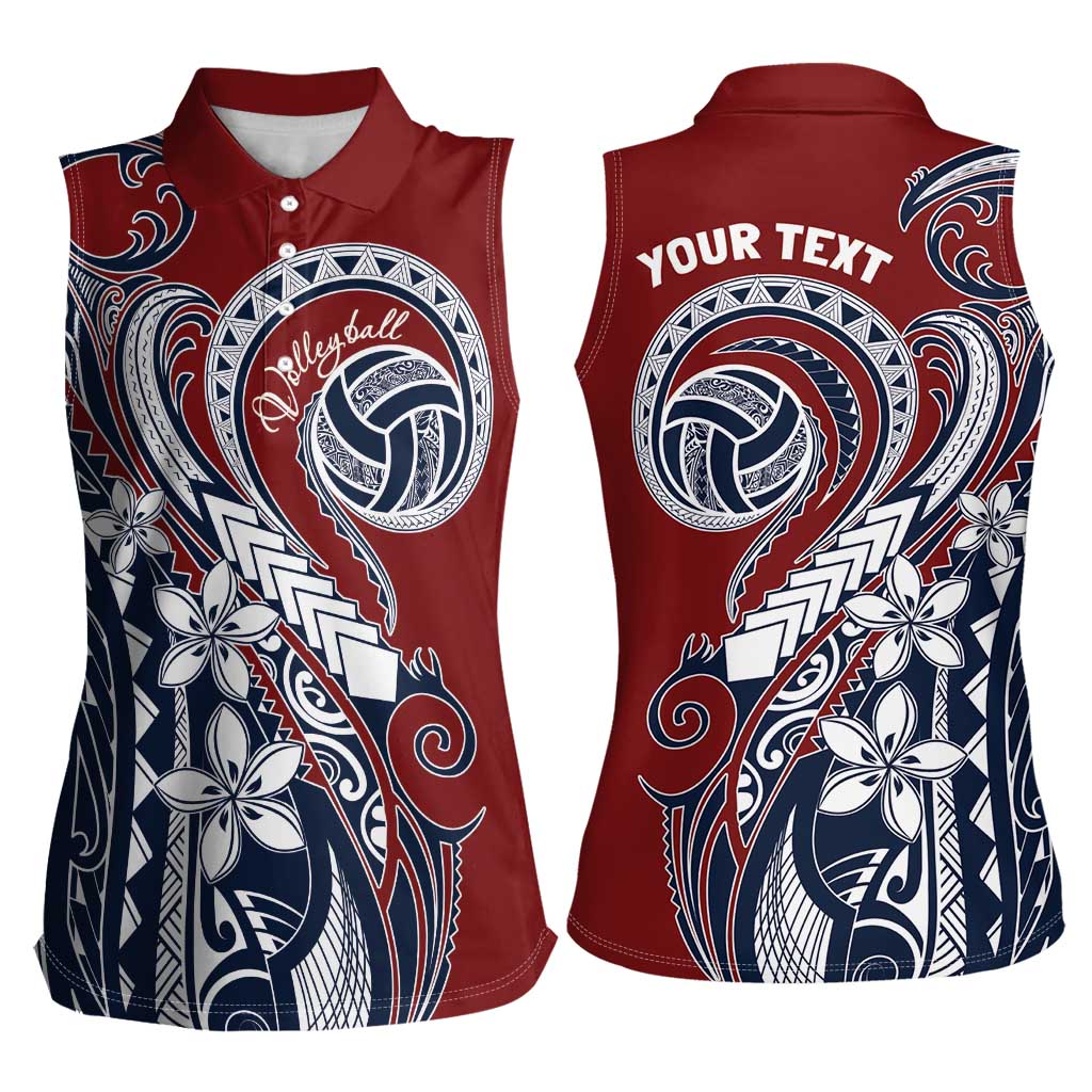 Polynesia Beach Volleyball Personalized Women Sleeveless Polo Shirt Special