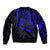 Personalised Father's Day Polynesian Bomber Jacket Best Dad Ever - Blue LT7 - Polynesian Pride