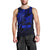 Personalised Father's Day Polynesian Men Tank Top Best Dad Ever - Blue LT7 - Polynesian Pride