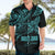 Personalised Father's Day Polynesian Hawaiian Shirt Best Dad Ever - Turquoise LT7 - Polynesian Pride