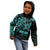 Personalised Father's Day Polynesian Kid Hoodie Best Dad Ever - Turquoise LT7 - Polynesian Pride