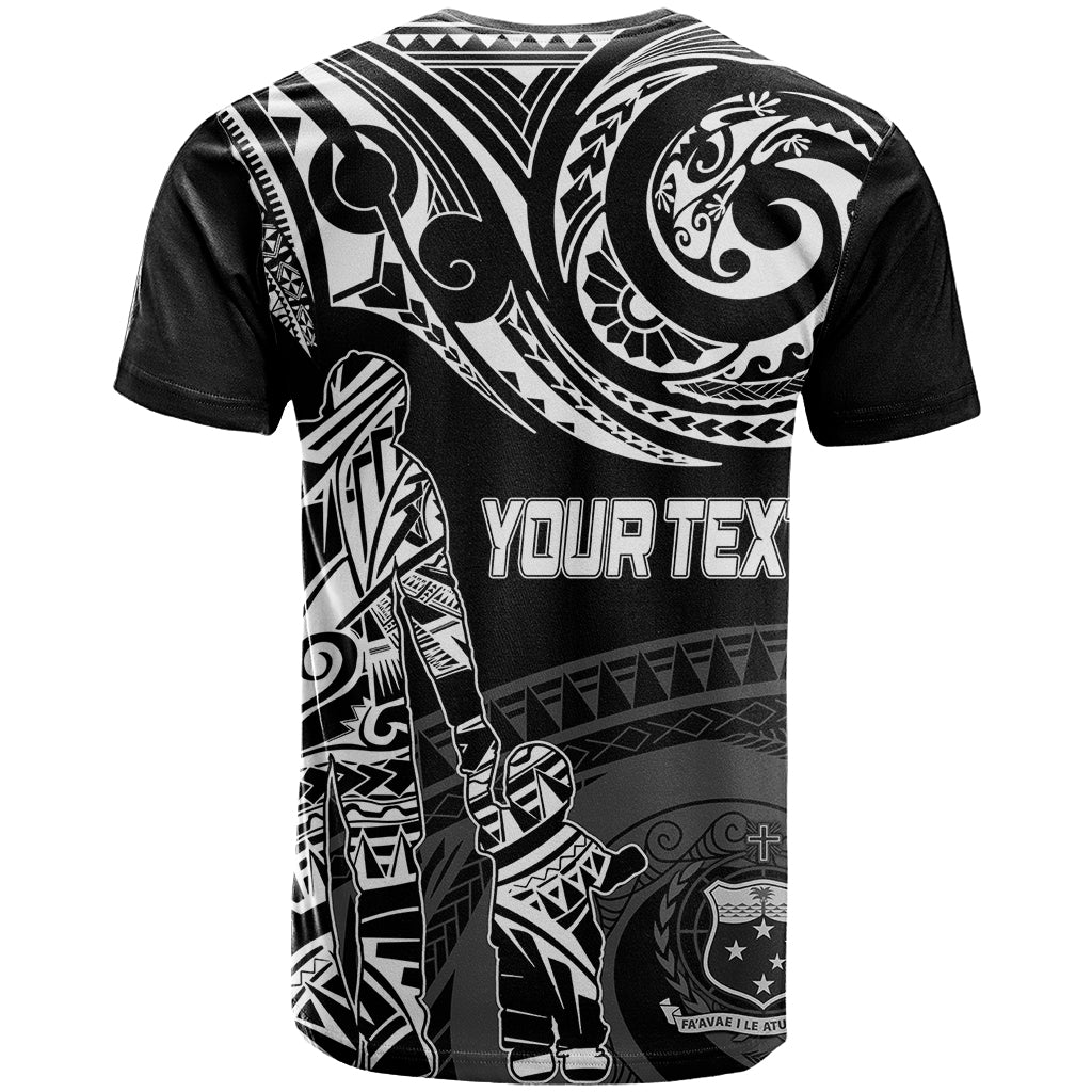 Custom Fathers Day Samoa T Shirt Polynesian Dad & Kid LT7 - Polynesian Pride