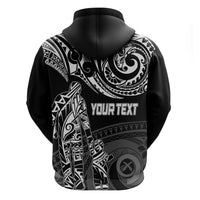 Custom Fathers Day Vanuatu Hoodie Polynesian Dad & Kid LT7 - Polynesian Pride