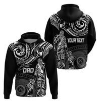 Custom Fathers Day Vanuatu Hoodie Polynesian Dad & Kid LT7 - Polynesian Pride