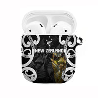 New Zealand WC2026 Black AirPods Case Silver Fern