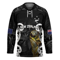 New Zealand WC2026 Custom Black Hockey Jersey Silver Fern