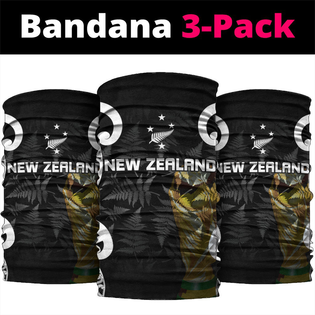 New Zealand WC2026 Black Neck Gaiter Silver Fern