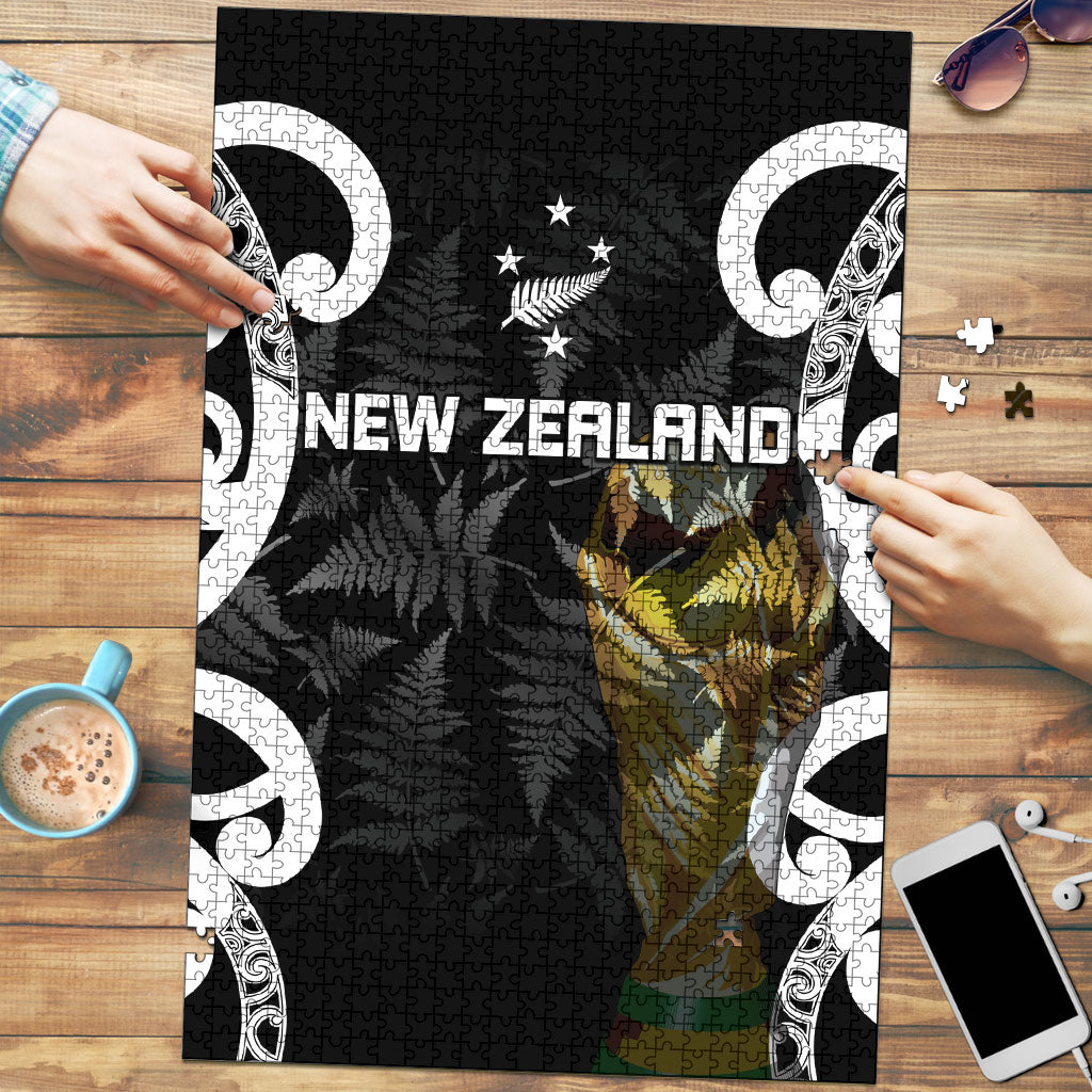 New Zealand WC2026 Black Puzzle Silver Fern