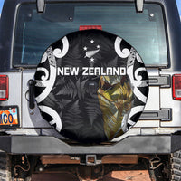 New Zealand WC2026 Black Spare Tire Cover Silver Fern