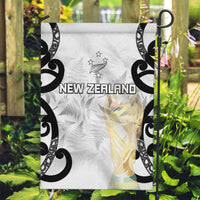 New Zealand WC2026 White Garden Flag Silver Fern