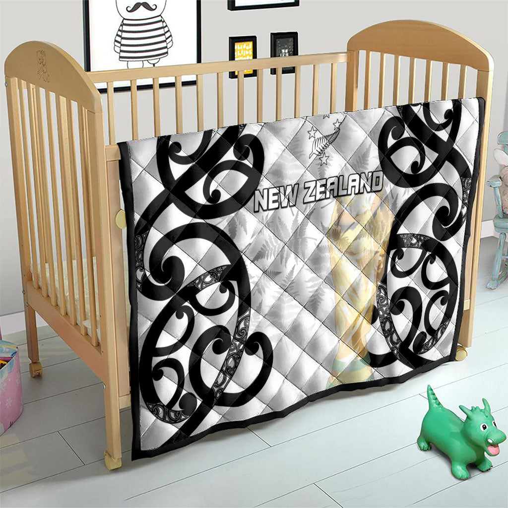 New Zealand WC2026 White Quilt Silver Fern