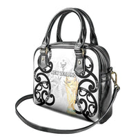 New Zealand WC2026 White Shoulder Handbag Silver Fern