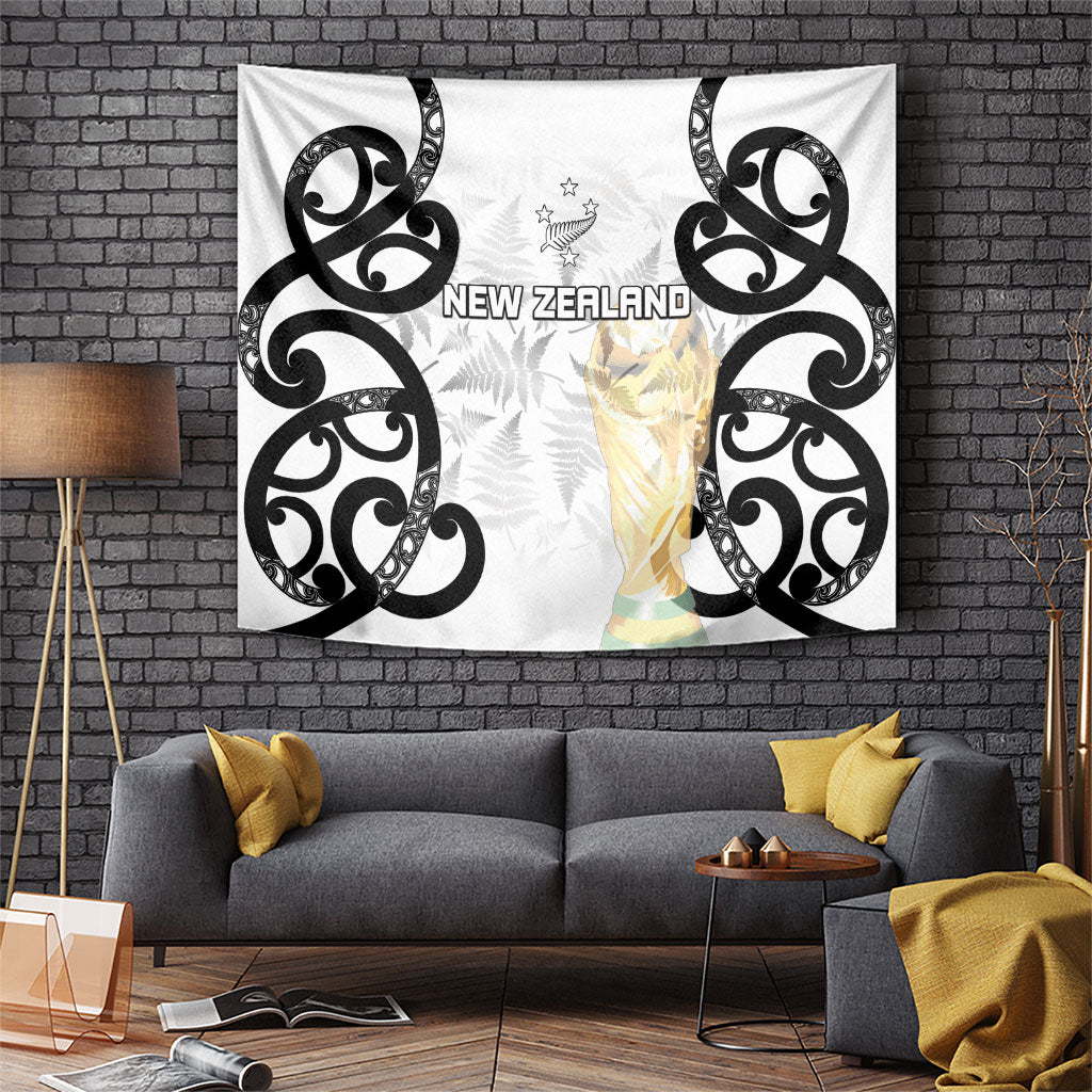 New Zealand WC2026 White Tapestry Silver Fern LT7 White - Polynesian Pride