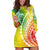 Polynesian Pride Hoodie Dress Turtle Hibiscus Luxury Style - Reggae LT7 Reggae - Polynesian Pride