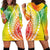 Polynesian Pride Hoodie Dress Turtle Hibiscus Luxury Style - Reggae LT7 - Polynesian Pride