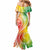 Polynesian Pride Mermaid Dress Turtle Hibiscus Luxury Style - Reggae LT7 - Polynesian Pride