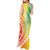 Polynesian Pride Tank Maxi Dress Turtle Hibiscus Luxury Style - Reggae LT7 - Polynesian Pride