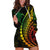 Polynesian Pride Hoodie Dress Turtle Hibiscus Luxury Style - Reggae Ver2 LT7 Reggae - Polynesian Pride