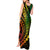 Polynesian Pride Tank Maxi Dress Turtle Hibiscus Luxury Style - Reggae Ver2 LT7 - Polynesian Pride