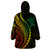 Polynesian Pride Wearable Blanket Hoodie Turtle Hibiscus Luxury Style - Reggae Ver2 LT7 - Polynesian Pride