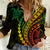 Polynesian Pride Women Casual Shirt Turtle Hibiscus Luxury Style - Reggae Ver2 LT7 Female Reggae - Polynesian Pride