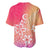 Polynesia Baseball Jersey Plumeria Pink Gradient Curves LT7 - Polynesian Pride