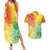 Polynesia Couples Matching Summer Maxi Dress and Hawaiian Shirt Plumeria Reggae Curves LT7 Reggae - Polynesian Pride