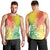 Polynesia Men Tank Top Plumeria Reggae Curves LT7 - Polynesian Pride