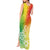 Polynesia Tank Maxi Dress Plumeria Reggae Curves LT7 - Polynesian Pride